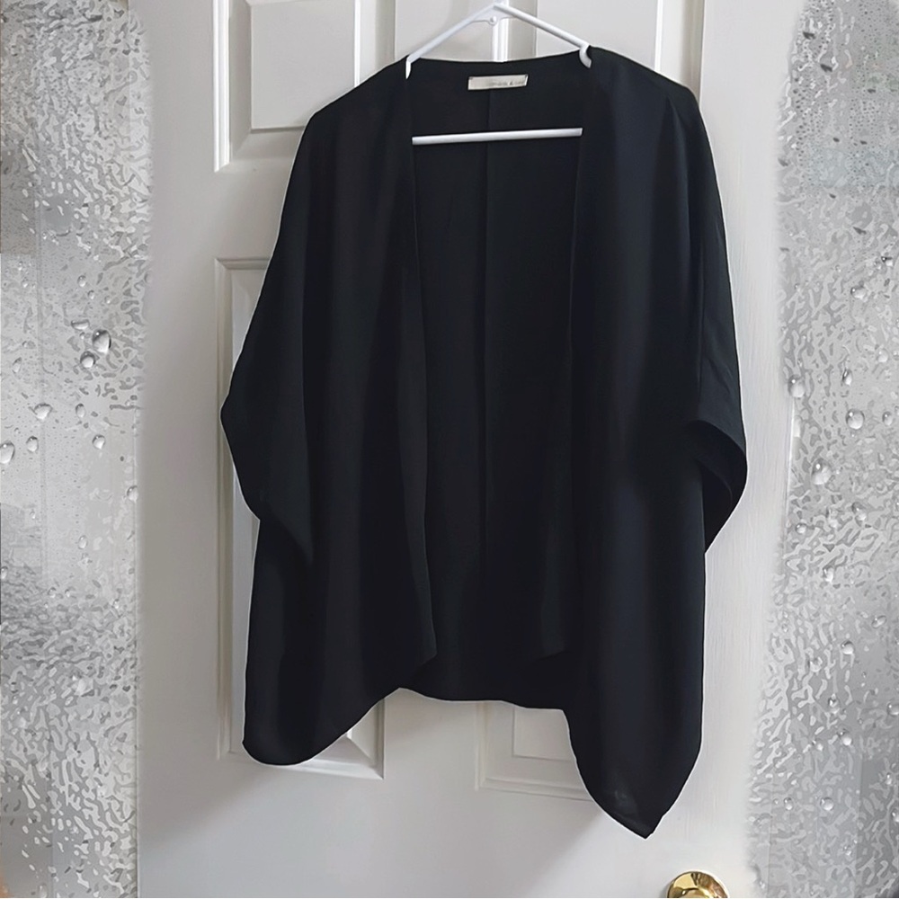 monk & lou black kimono